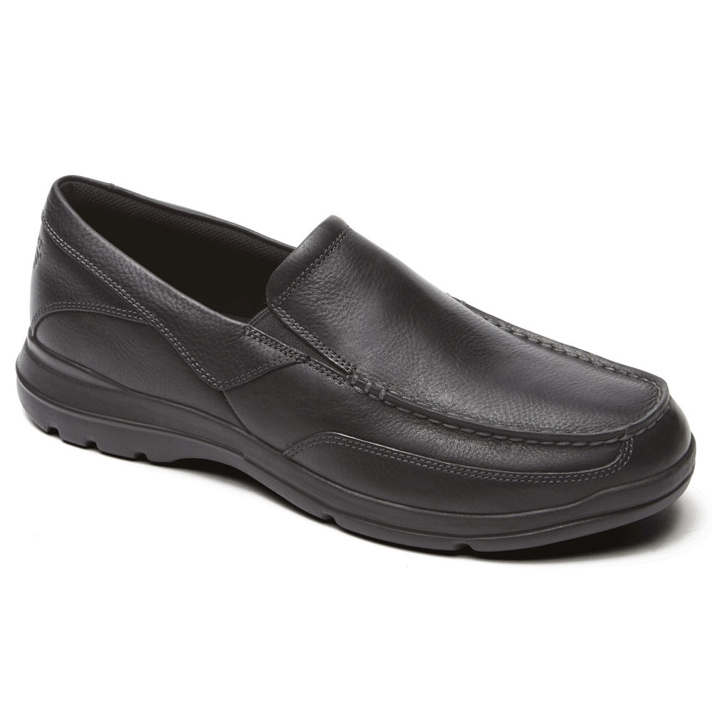 Rockport Singapore Mens Slip-On - Junction Point Black - HD0972456